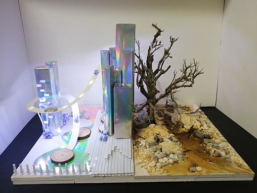立体构成结课大作业《环境污染》