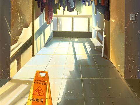 夕阳下🌇的宿舍楼一角