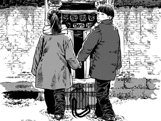 《推理世界》黑白插画 第三发 