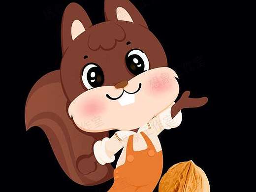 松鼠饮品形象加包装设计
