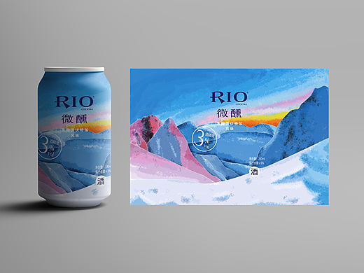 锐澳包装(一个人的小酒主题)