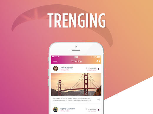 Trending首页设计