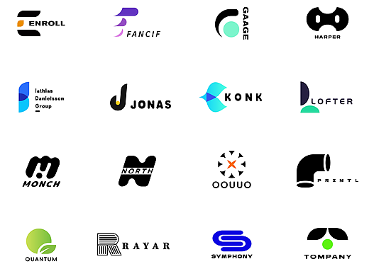 字母LOGO设计丨26个字母