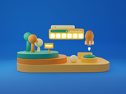 blender积木组合建模动画