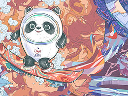 飞向宇宙的冰墩墩