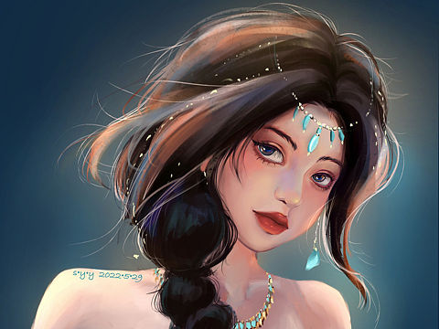 听说了吗 西域使者带来一个舞姬