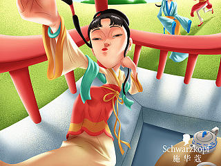 商业插画—《施华寇 • 女人的头等大事》