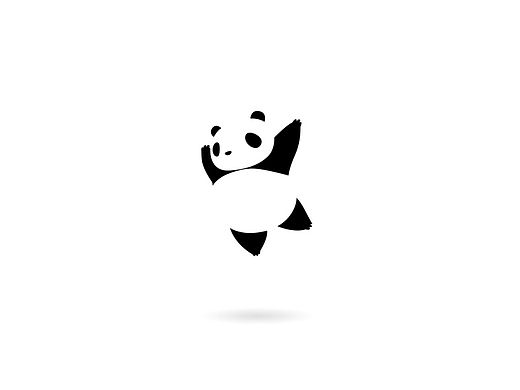 熊猫影社logo设计