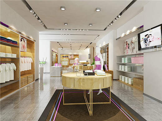 《某品牌内衣店》-成都内衣店装修丨成都内衣店设计