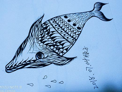 海豚（个人主页-ZNDMzNDAyMTI=） - 艺术插画 - 站酷设计师鸢辞MR原创素材 - 站酷ZCOOL