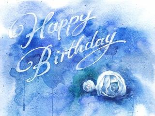 【一滴水手绘】生日贺图