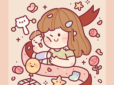 母亲节快乐。♡