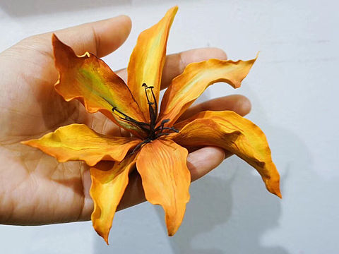 粘土浮雕花