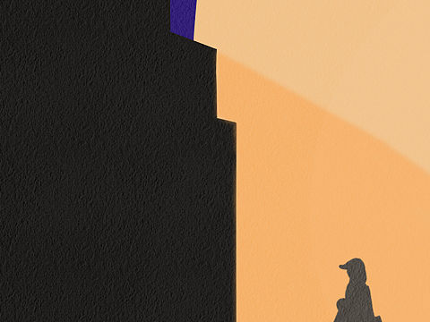 孤独，有影子陪伴