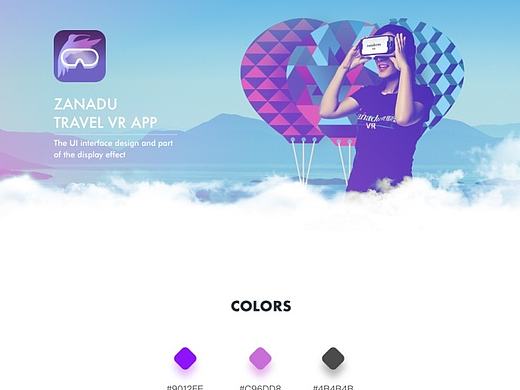 赞那度 Booking APP/ Travel VR APP Design