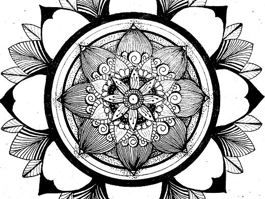 莲花图案