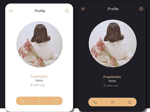 app界面设计（个人主页-ZMjAxOTgwOTY=） - APP界面 - 站酷设计师sweet杨婷婷婷原创素材 - 站酷ZCOOL