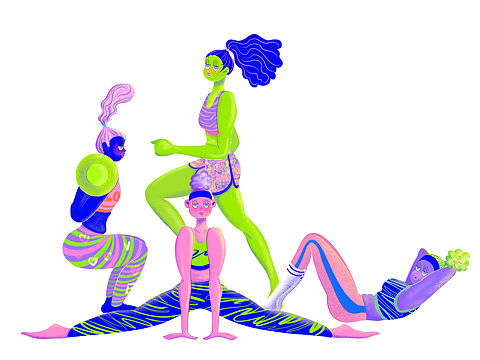 《都市女子》（个人主页-ZNDA4MTY0Njg=） - 商业插画 - 站酷设计师流涞原创素材 - 站酷ZCOOL