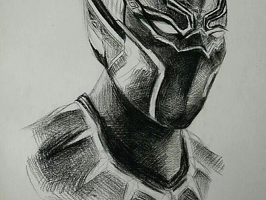 手绘曼达洛人素描