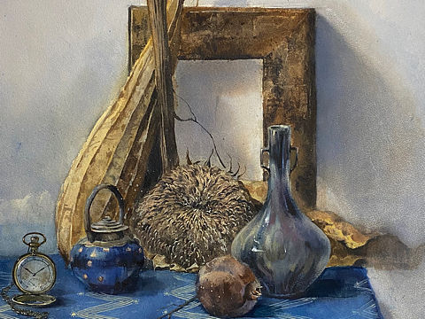 2021.1—12 高嵩水彩画