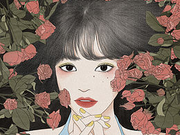 花和日杂小姐姐 插画作品
