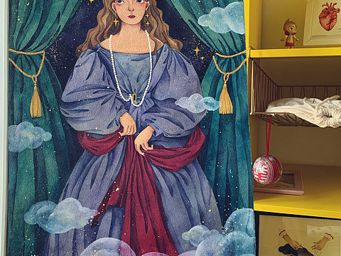 太陽在你的眼睛，月亮在我心（個人主頁-ZNDcxMjA4MDA=） - 藝術(shù)插畫 - 站酷設(shè)計師立定原創(chuàng)素材 - 站酷ZCOOL