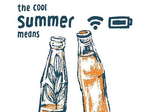 夏天,凉快一下