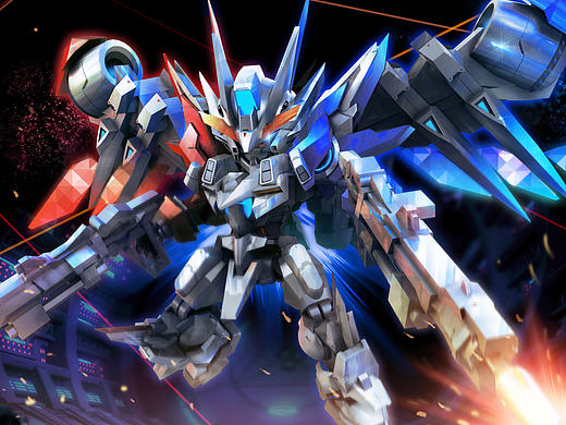 日系高达类插图,附过程