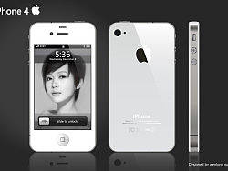 白色精灵&nbsp;iphone4 三视