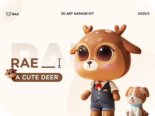 小鹿Rae-原创IP设计