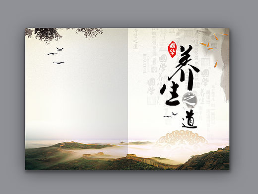 养生小折页