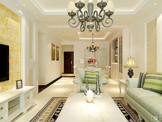 花果园欧式温暖装修效果图