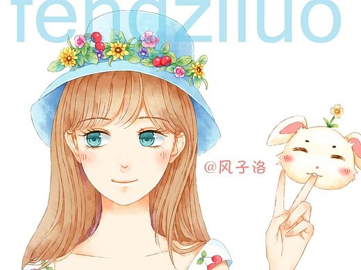 小溫暖之櫻桃女孩（個人主頁-ZMTMzODM2NjQ=） - 商業(yè)插畫 - 站酷設(shè)計師風(fēng)子洛原創(chuàng)素材 - 站酷ZCOOL