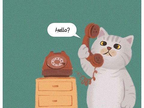 打电话