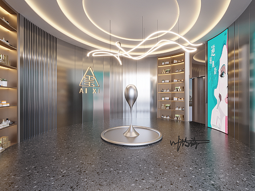 理发店设计|极简风理发店