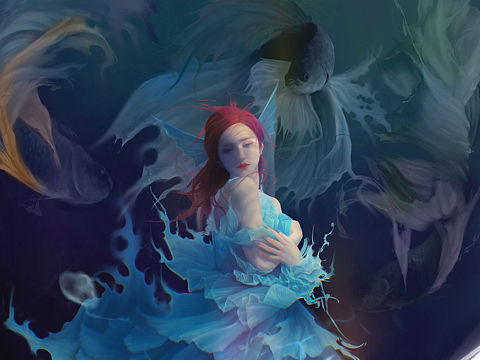 自“游”-End（個人主頁-ZNTUzNDcwMzI=） - 藝術(shù)插畫 - 站酷設(shè)計師中二病zZ原創(chuàng)素材 - 站酷ZCOOL