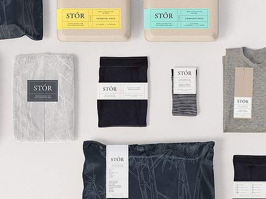 成都摩品VI设计公司（自翻译）—STÓR服装品牌包装设计欣赏分享