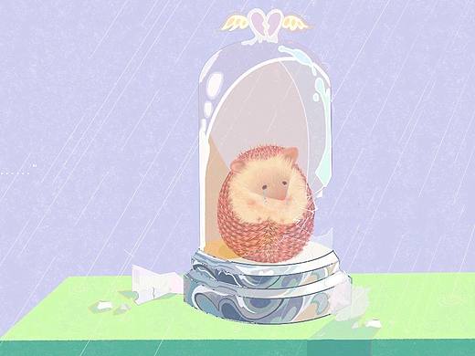 我的天空下着下雨