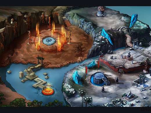 游戲場(chǎng)景1主地圖（個(gè)人主頁(yè)-ZMzkwMjUyODg=） - 概念設(shè)定 - 站酷設(shè)計(jì)師冠豆原創(chuàng)素材 - 站酷ZCOOL