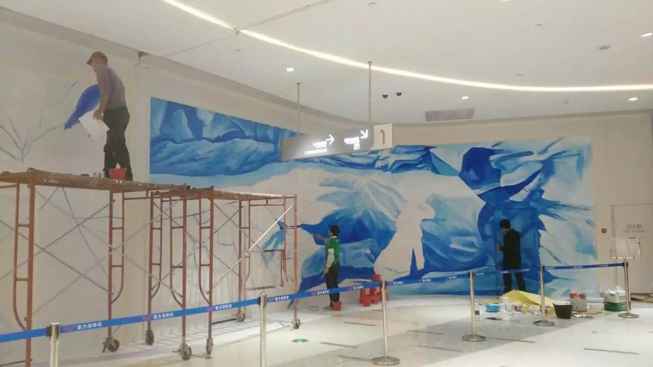 立体创意墙画