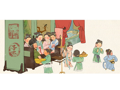 传世名画《韩熙载夜宴图》被我复制啦