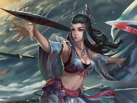 原创作品：诛仙神女（个人主页-ZMTkwMzgyNjQ=） - 创作习作 - 站酷设计师小红豆包原创素材 - 站酷ZCOOL