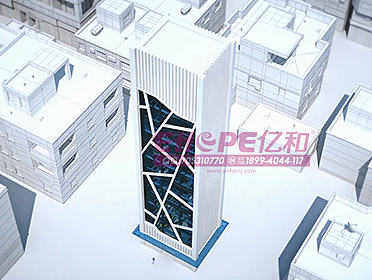 智能立体停车库系统原理三维动画