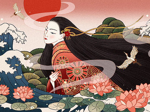 日式插画（个人主页-ZNjA1OTA5ODg=） - 商业插画 - 站酷设计师努力冲的小白原创素材 - 站酷ZCOOL