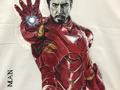 漫威钢铁侠手绘