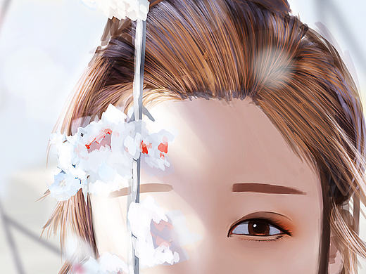 美女,练习人脸
