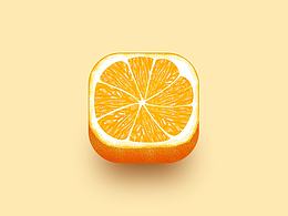 橘子图标