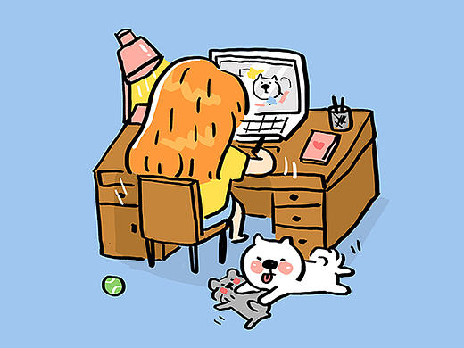 你这么萌你主人知道吗？