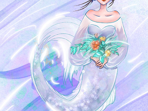 一起来画美人鱼🧜‍♀️