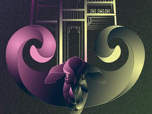 《光怪陆离》形象插画设计